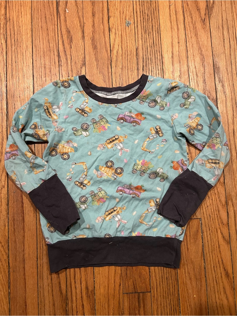 Sping Construction Print Long-Sleeve Shirt